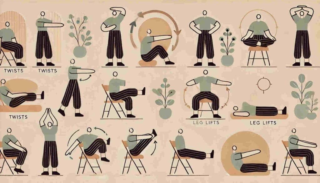 Free Chair Exercises for Belly Fat