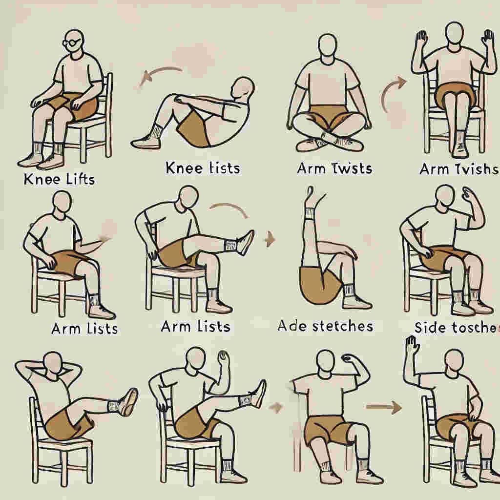 Belly Exercise While Sitting