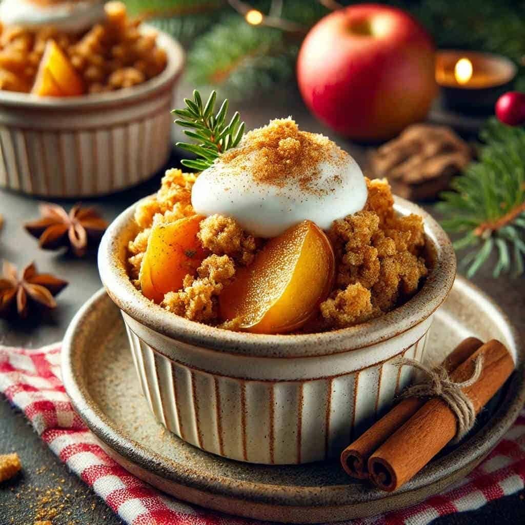 Apple Cinnamon Crumble Cups