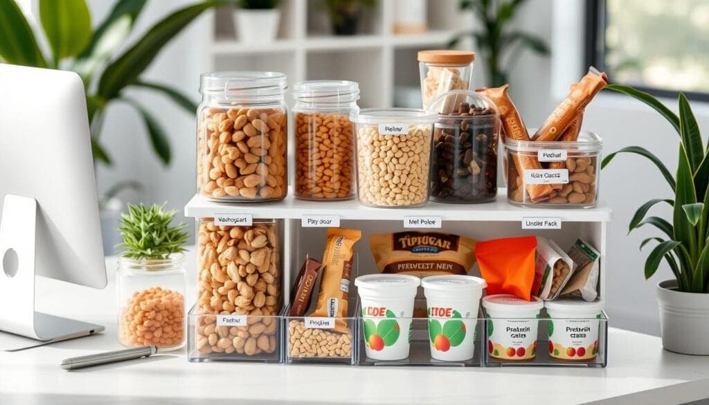high protein snacks for work