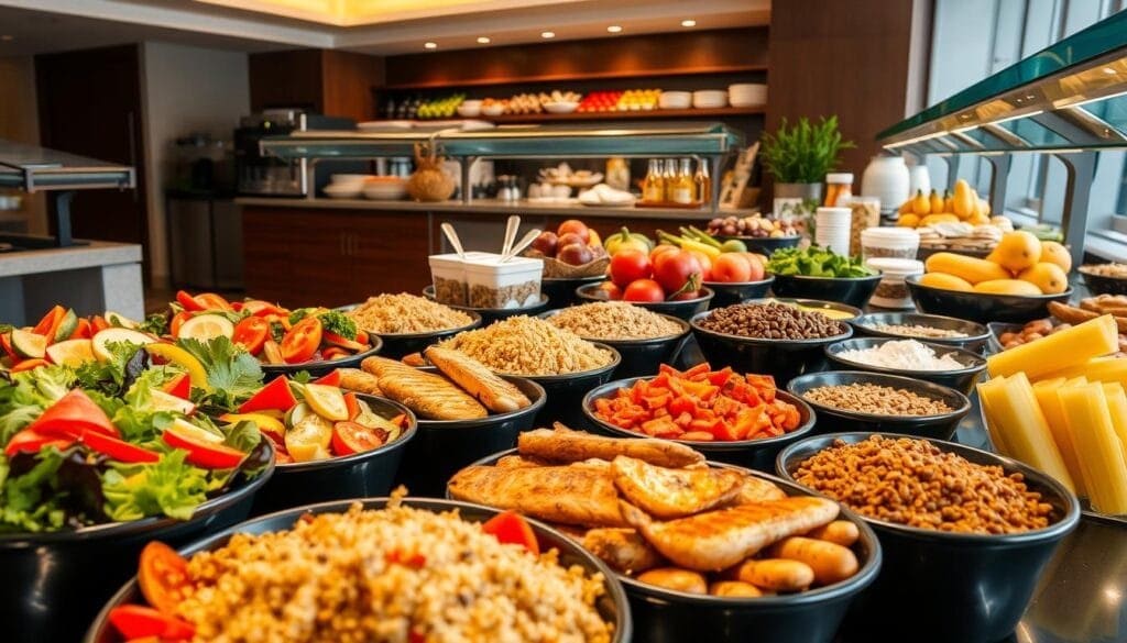 how to eat healthy living in a hotel