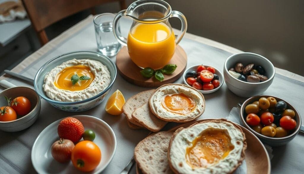 sample mediterranean diet breakfast
