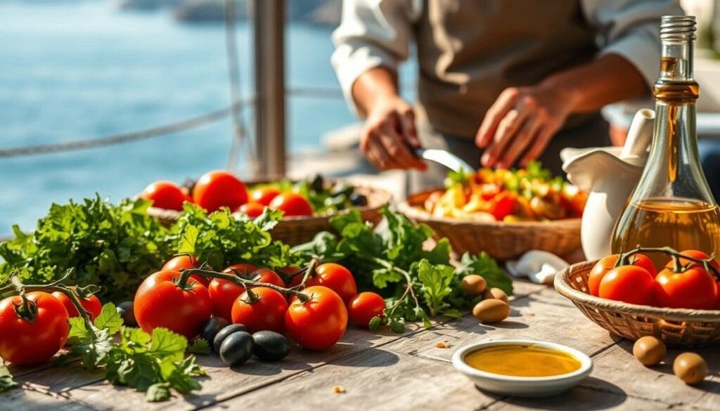 foods eaten daily on the mediterranean diet include
