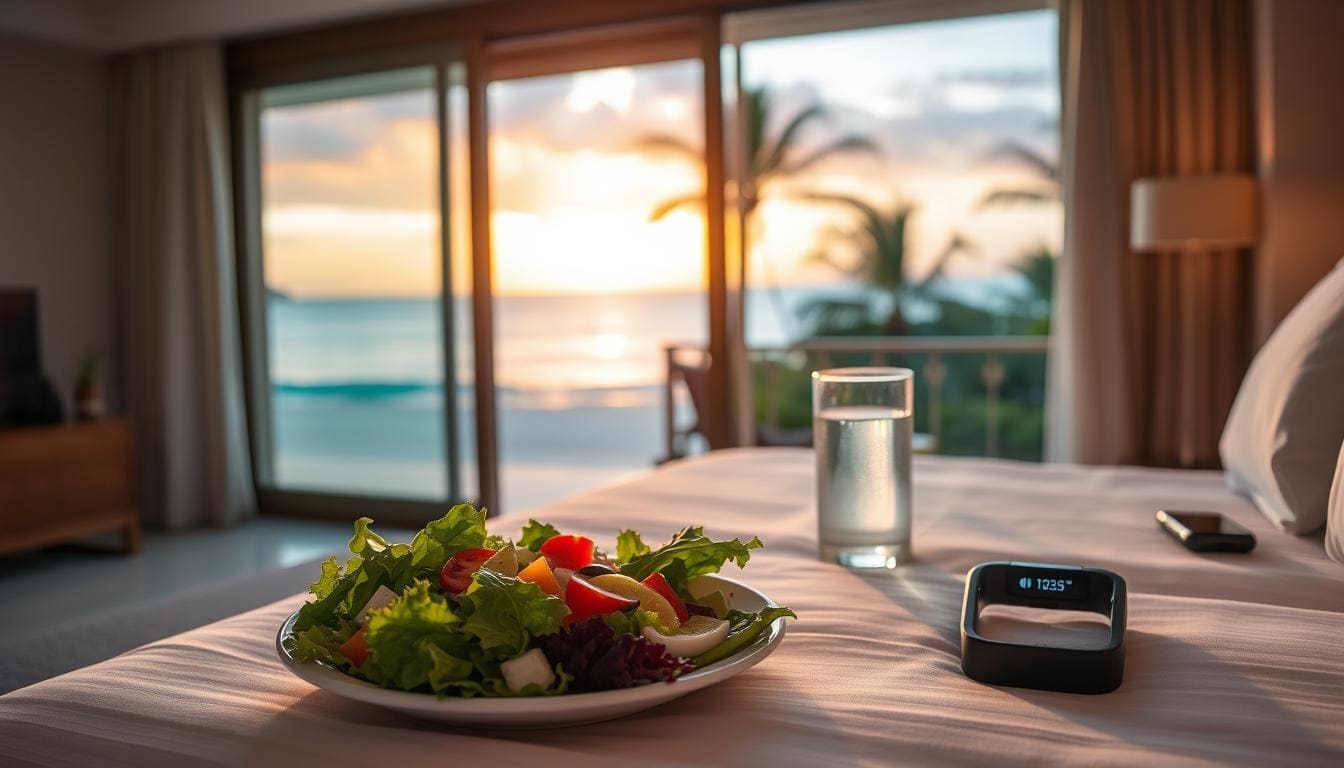 how to stay in a calorie deficit on vacation