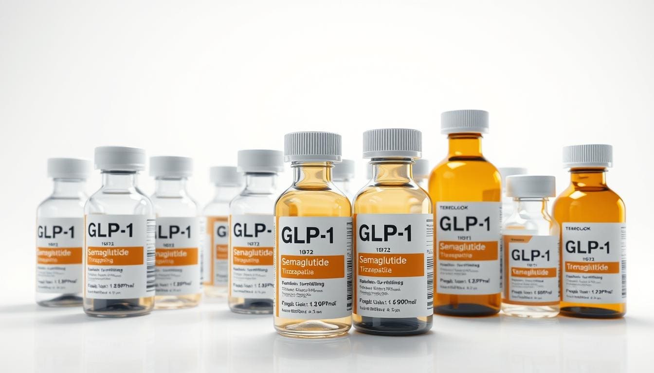 available GLP-1 medications semaglutide tirzepatide