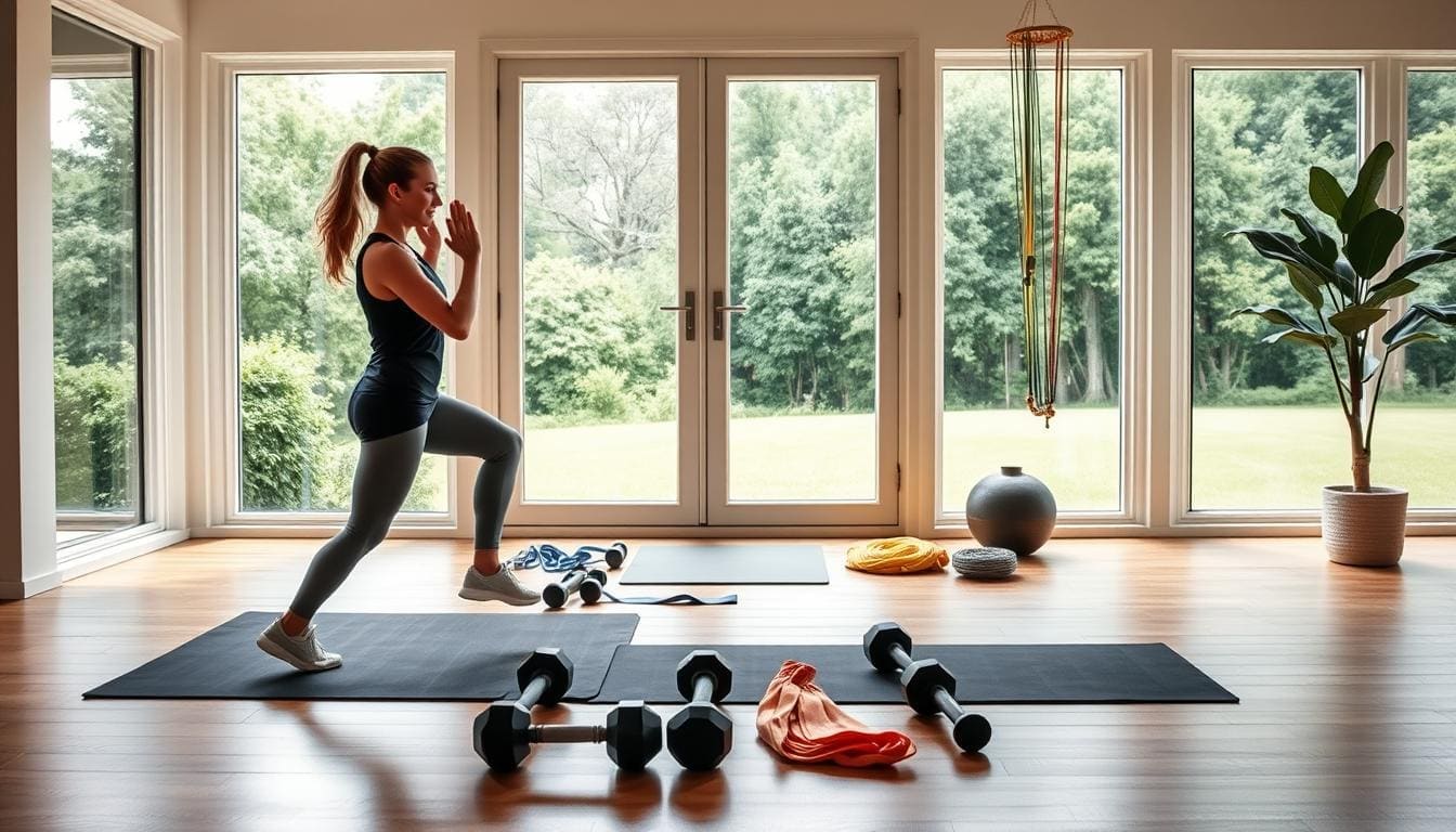 how to start working out at home for beginners